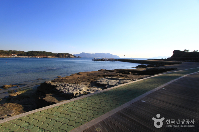固城德明里恐龍與鳥類足印化石產地(고성 덕명리 공룡과 새발자국 화석산지)