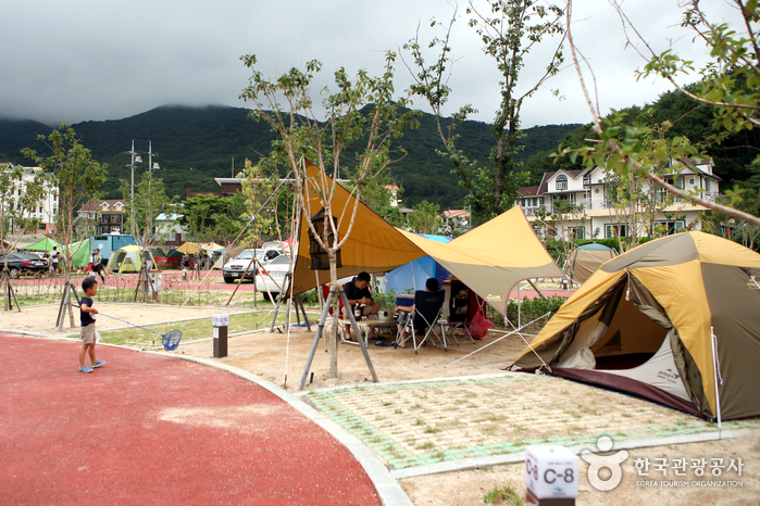 거제도를 돌아보는 거제도 학동캠핑장